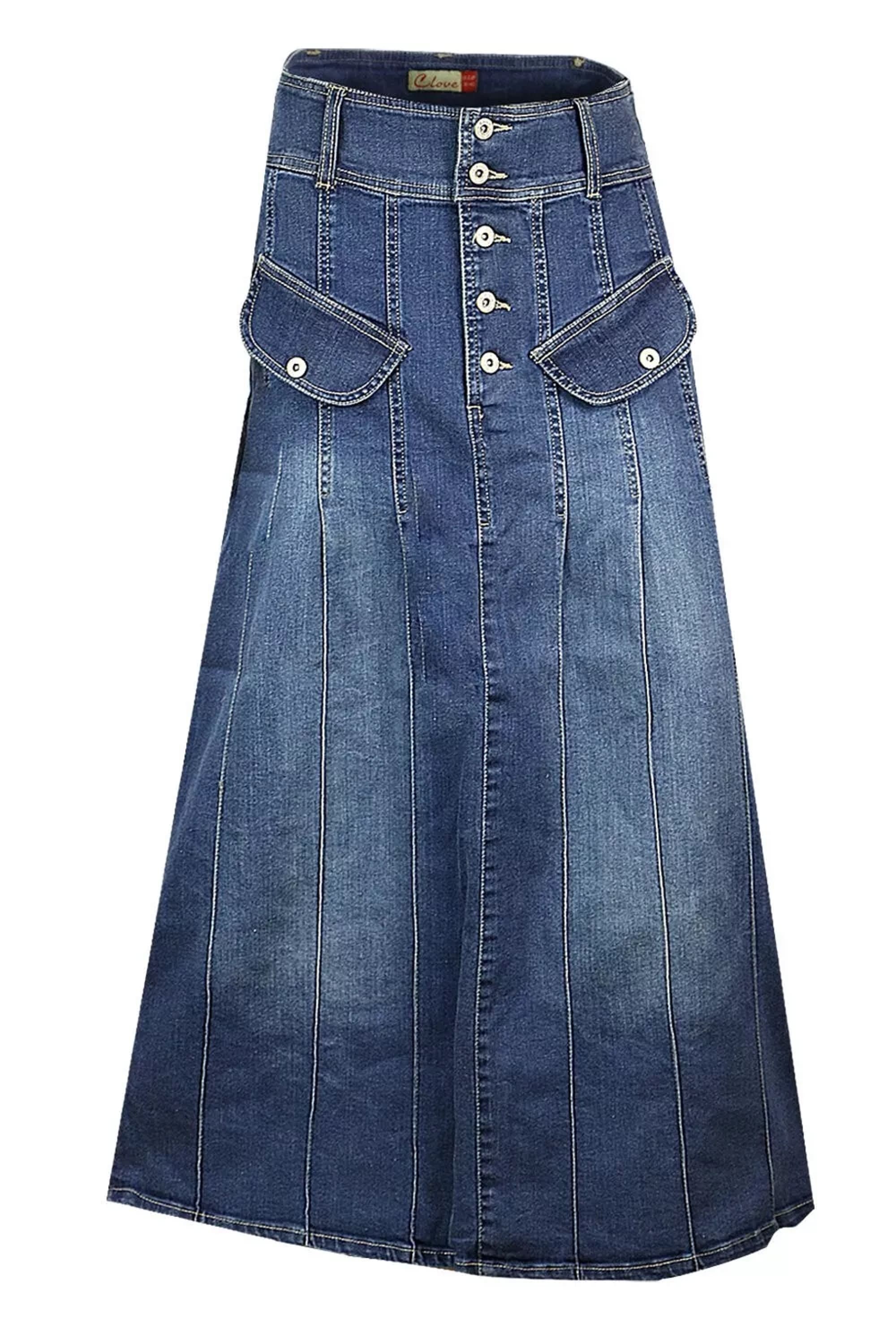 Long Denim & Maxi Jean Skirts for Women 12-24 | Clove Jeans