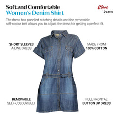 Denim Shirt & Midi Dress for Plus Size Women | Clove Jeans