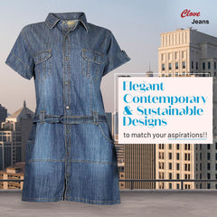 Denim Shirt & Midi Dress for Plus Size Women | Clove Jeans