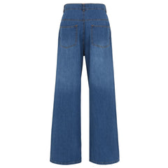 High Waist Wide Leg Women’s Jeans, Light Blue | Clove Jeans