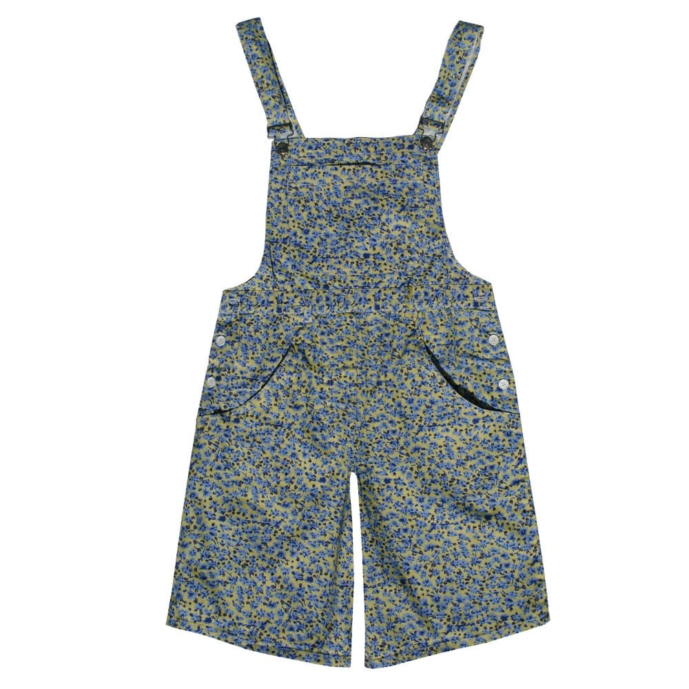 Ladies Floral Cotton Short Dungarees Women UK 10-18 | Clove Jeans