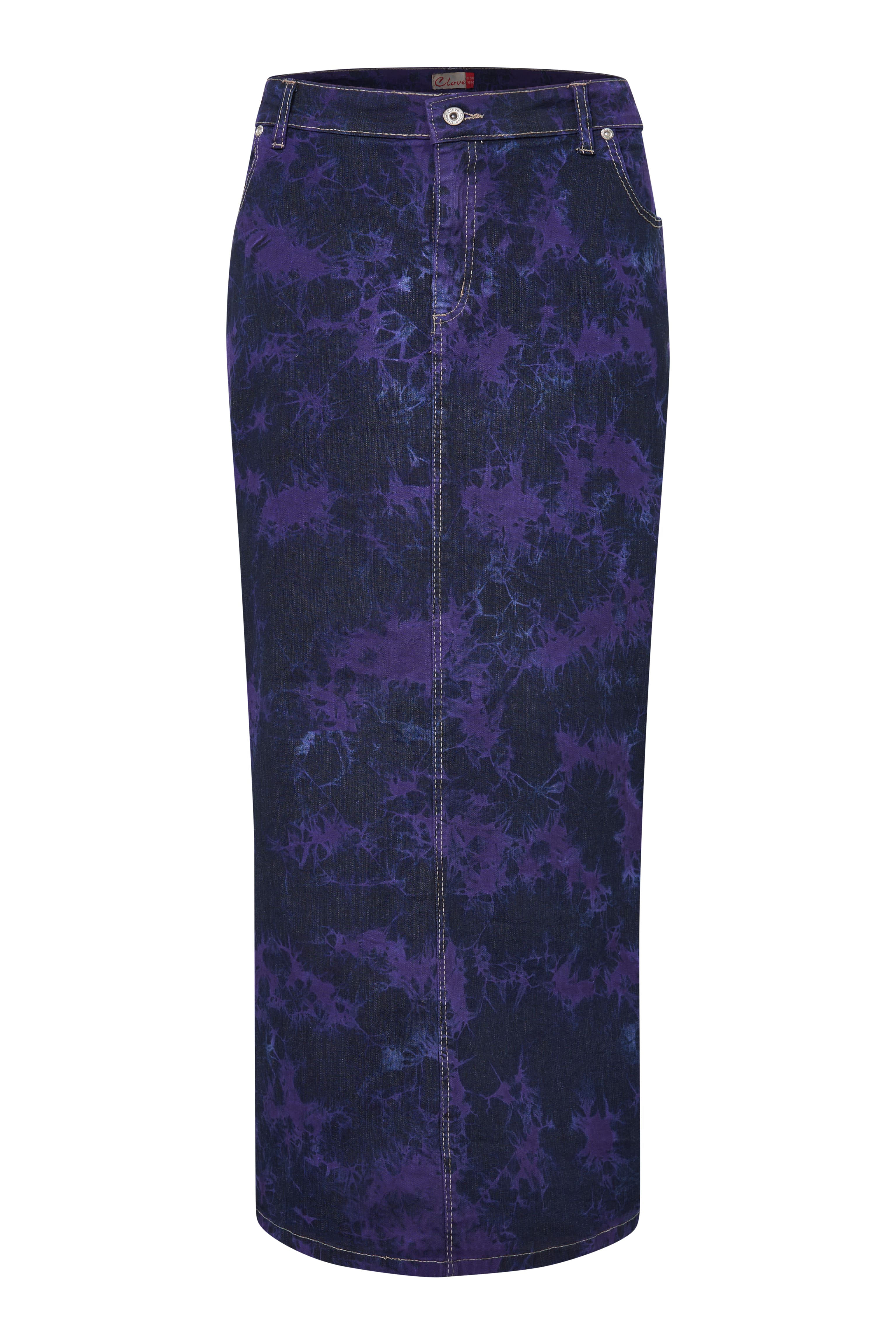 Long Denim Maxi Pencil Skirt for Women Plus Size | Clove Jeans