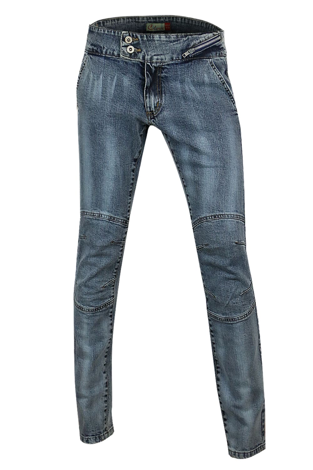 Plus Size Blue Boot Cut Low Rise Jeans | Clove Jeans