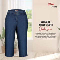 Plus Size Capri City Shorts for Women - Sizes 10-18 | Clove Jeans