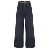 Plus Size Wide Leg Jeans 10-24 - Blue Denim Women | Clove Jeans