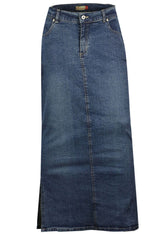 Plus Size Denim Skirts 14- 24, Ankle-Length Maxi | Clove Jeans