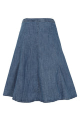 Women's A-Line Denim Skirt Below Knee 10-24 | Clove Jeans