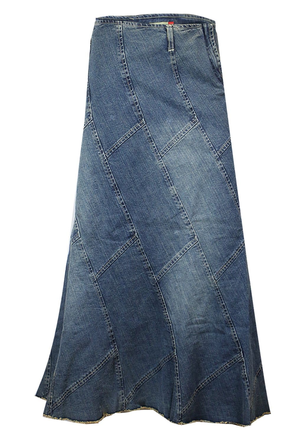 Women’s Long Denim Maxi Skirt Plus Sizes 14-24 | Clove Jeans