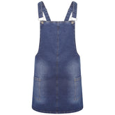 Women’s Plus Size Denim Dungarees Dress 10-20 | Clove Jeans