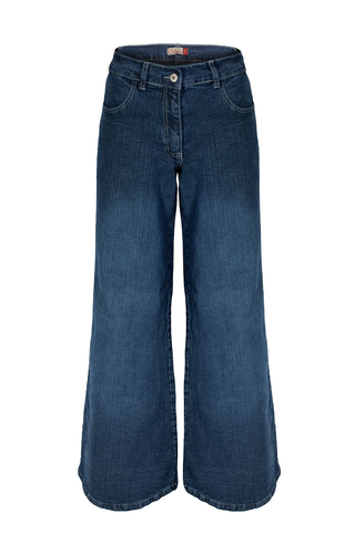 Plus Size Dark Blue Denim Jeans