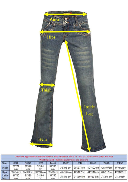 Clove Low Rise Boot Cut Stretch Denim Jeans