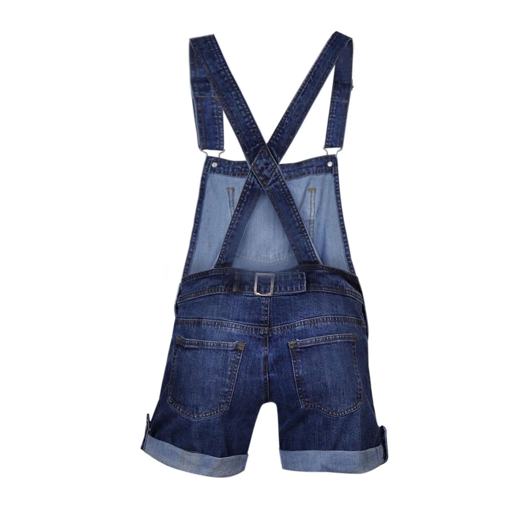 Clove Jeans Boys Girls Short Denim Dungarees Summer Overalls Size 7-13 Yrs