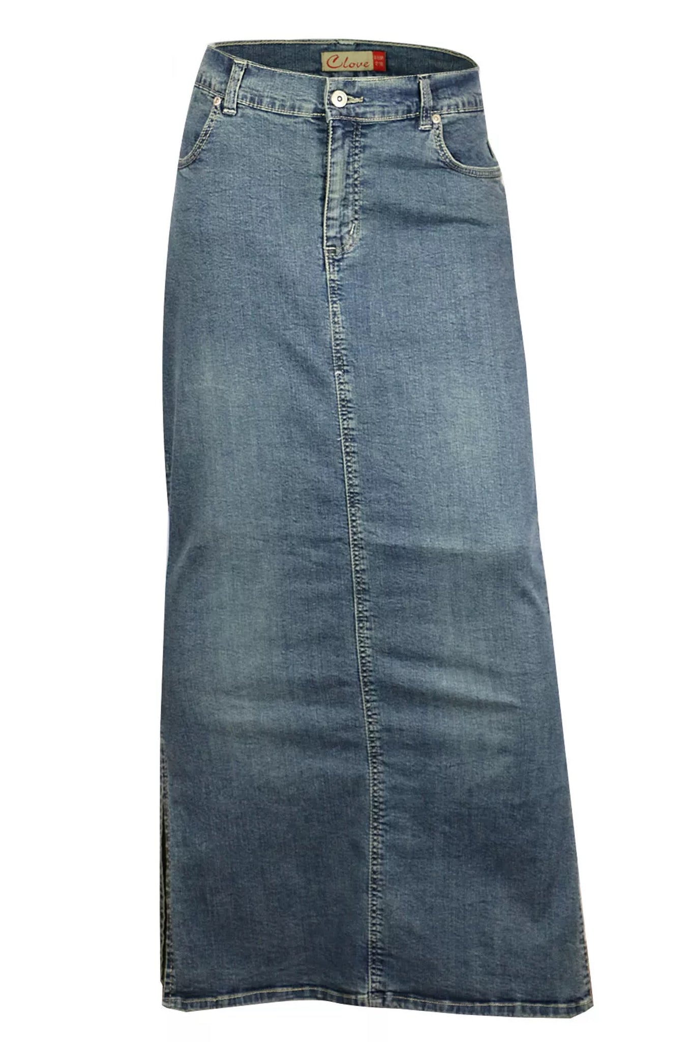 Plus size 26 denim skirt top