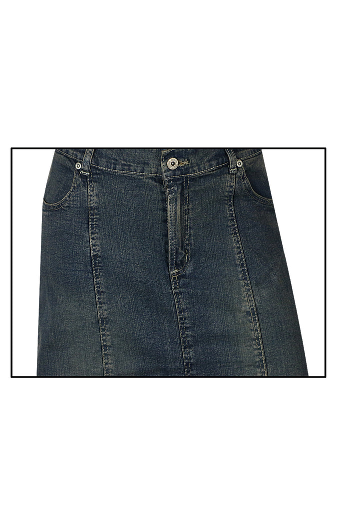 Plus size denim skirts uk new arrivals