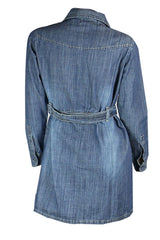 Women’s Denim Dress UK Long Sleeve Safari Shirt UK | Clove Jeans