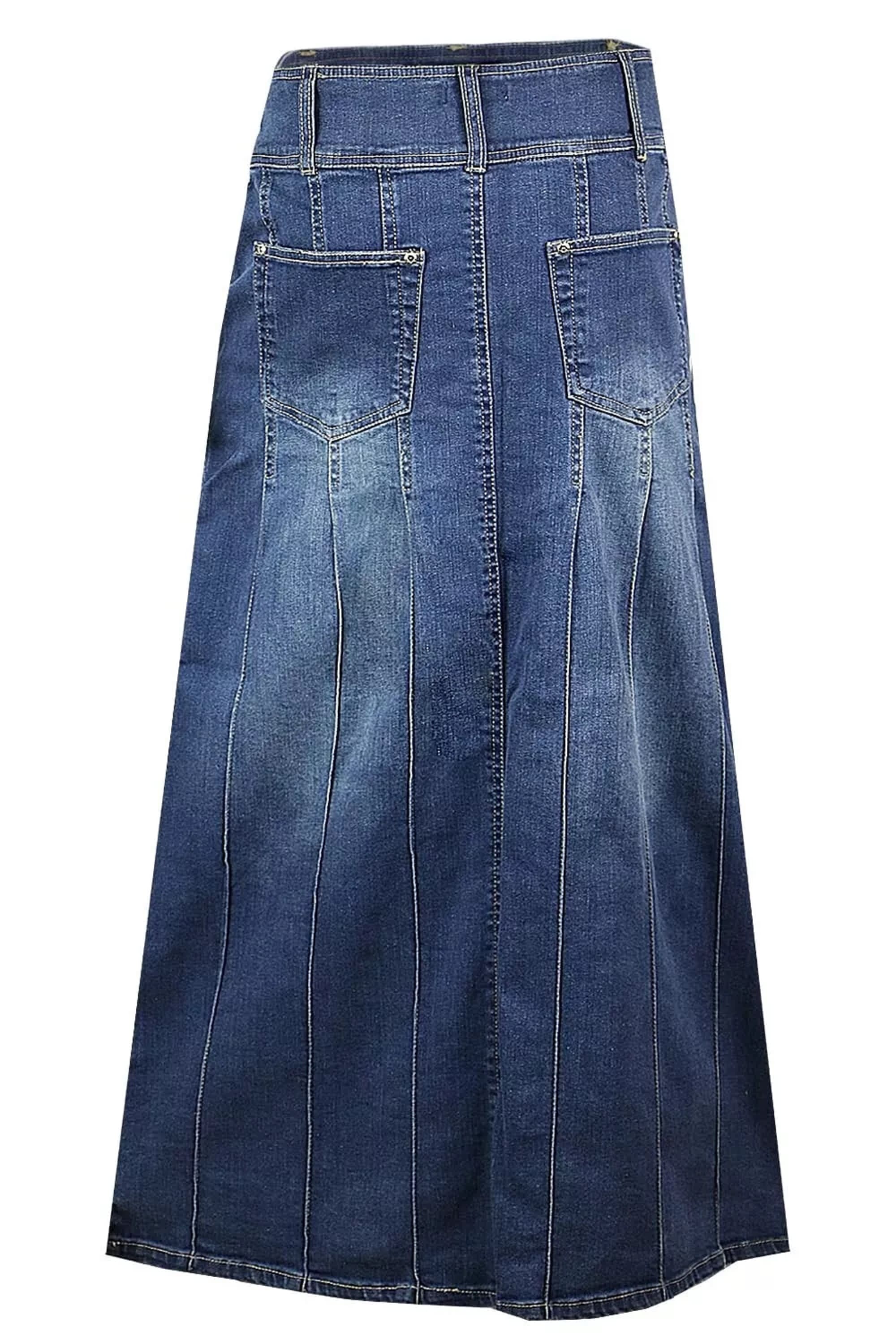 Long Denim & Maxi Jean Skirts for Women 12-24 | Clove Jeans