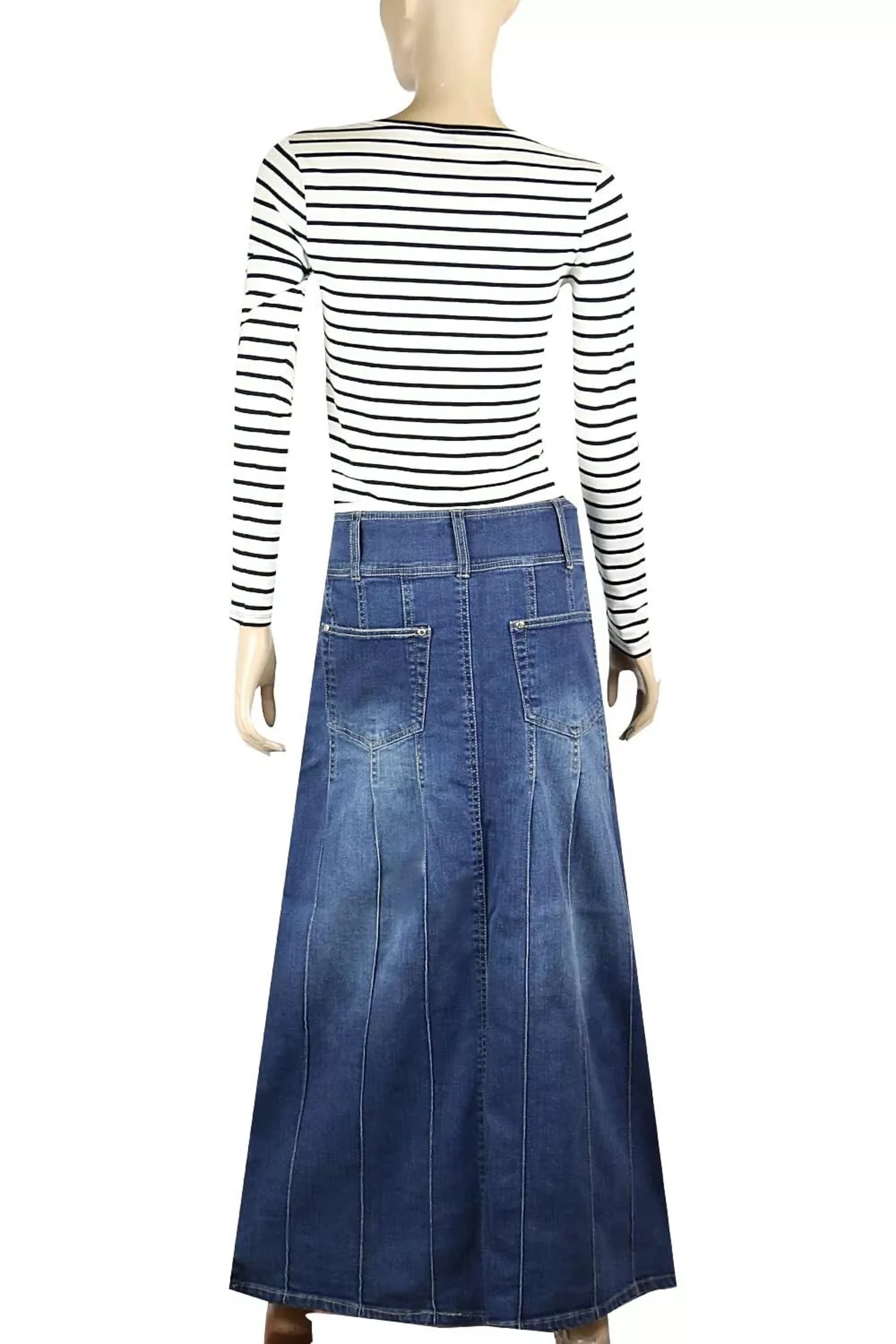 Long Denim & Maxi Jean Skirts for Women 12-24 | Clove Jeans