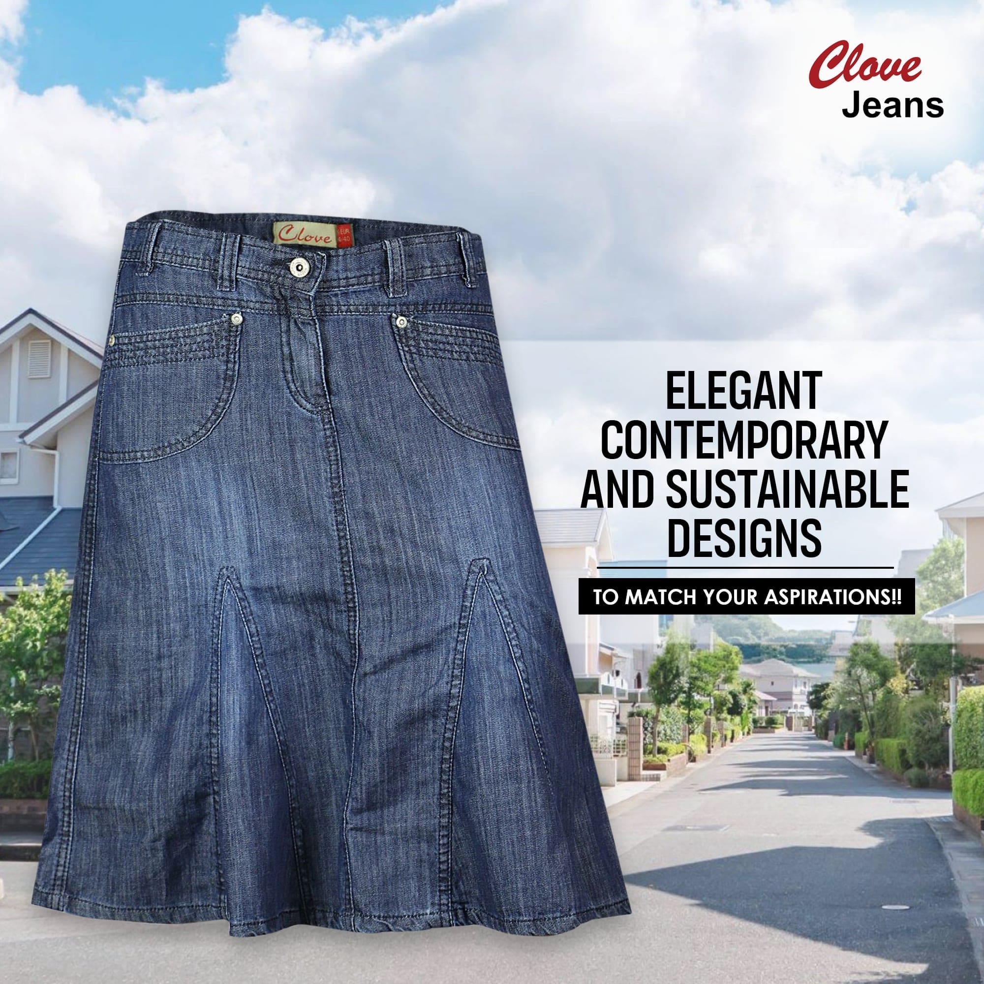 A-Line & Denim Short Skirts for Women 14-24 | Clove Jeans