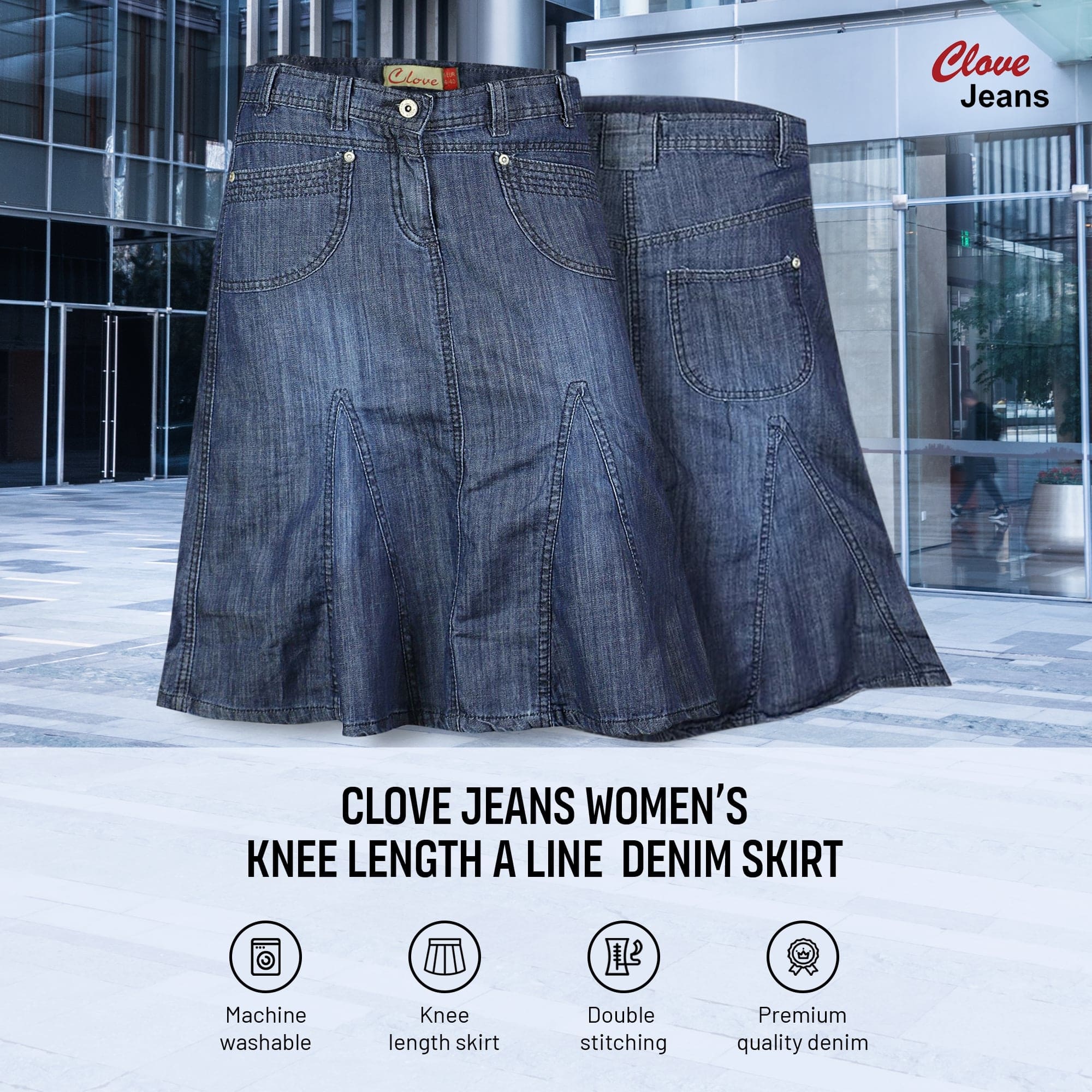 A-Line & Denim Short Skirts for Women 14-24 | Clove Jeans