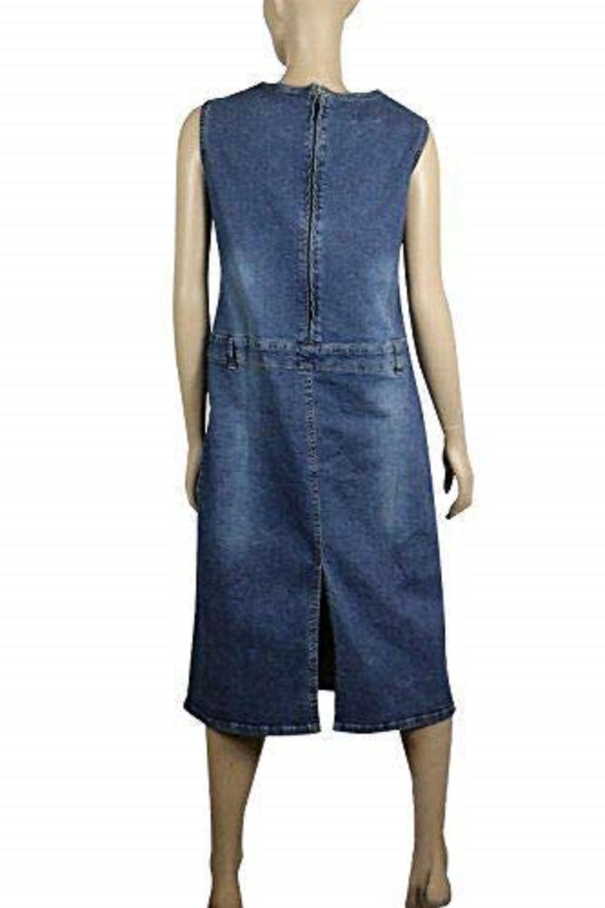 Blue Denim A-Line Midi Dress Plus Size 10-24 | Clove Jeans