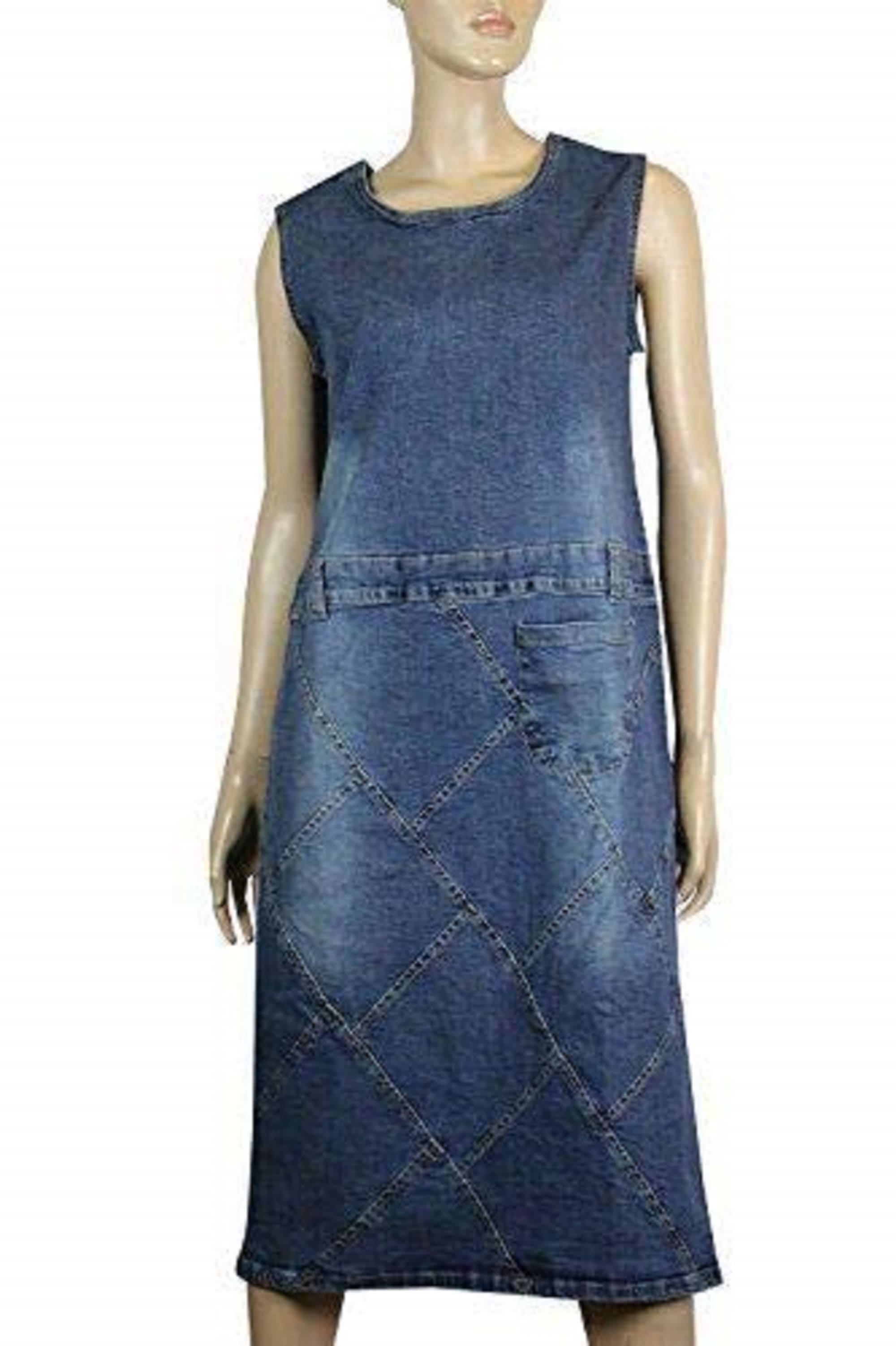 Blue Denim A-Line Midi Dress Plus Size 10-24 | Clove Jeans