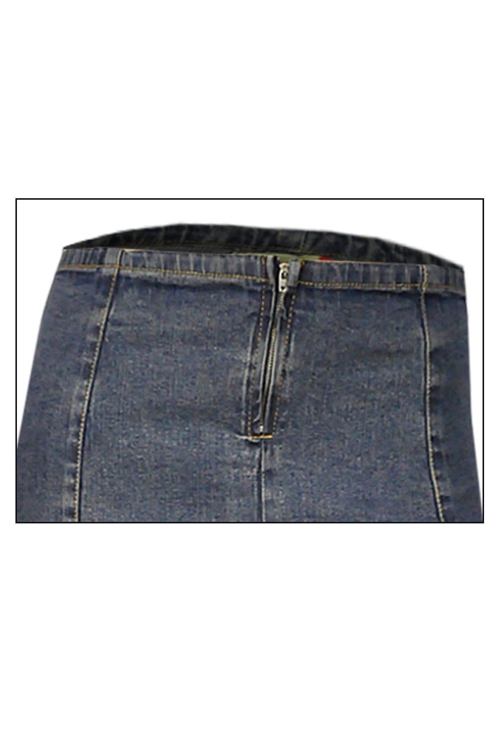 Blue Denim A-Line Skirt for Women - Ankle Length | Clove Jeans