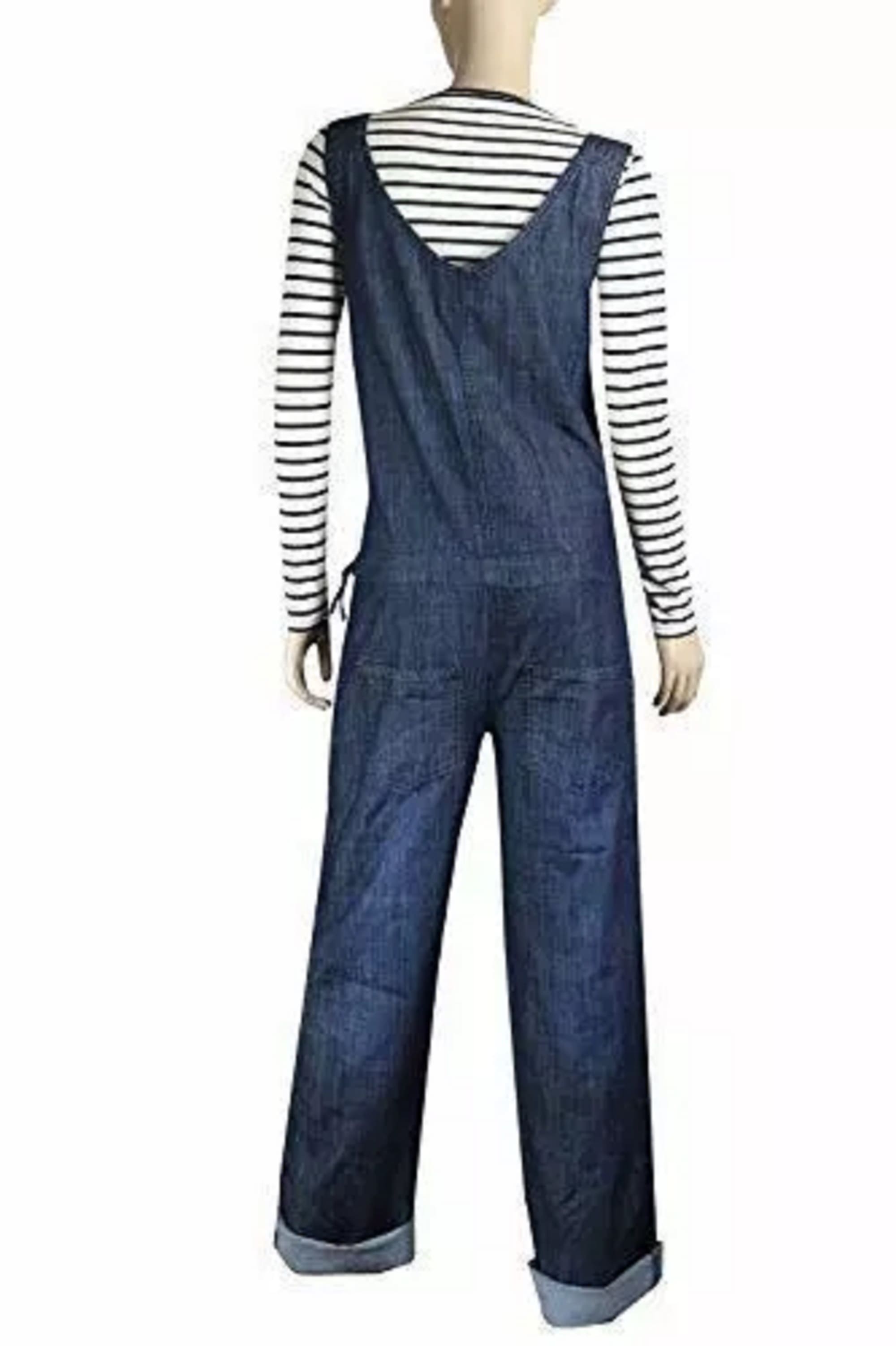 Blue Denim Tall Ladies Maternity Dungarees 10-24 | Clove Jeans