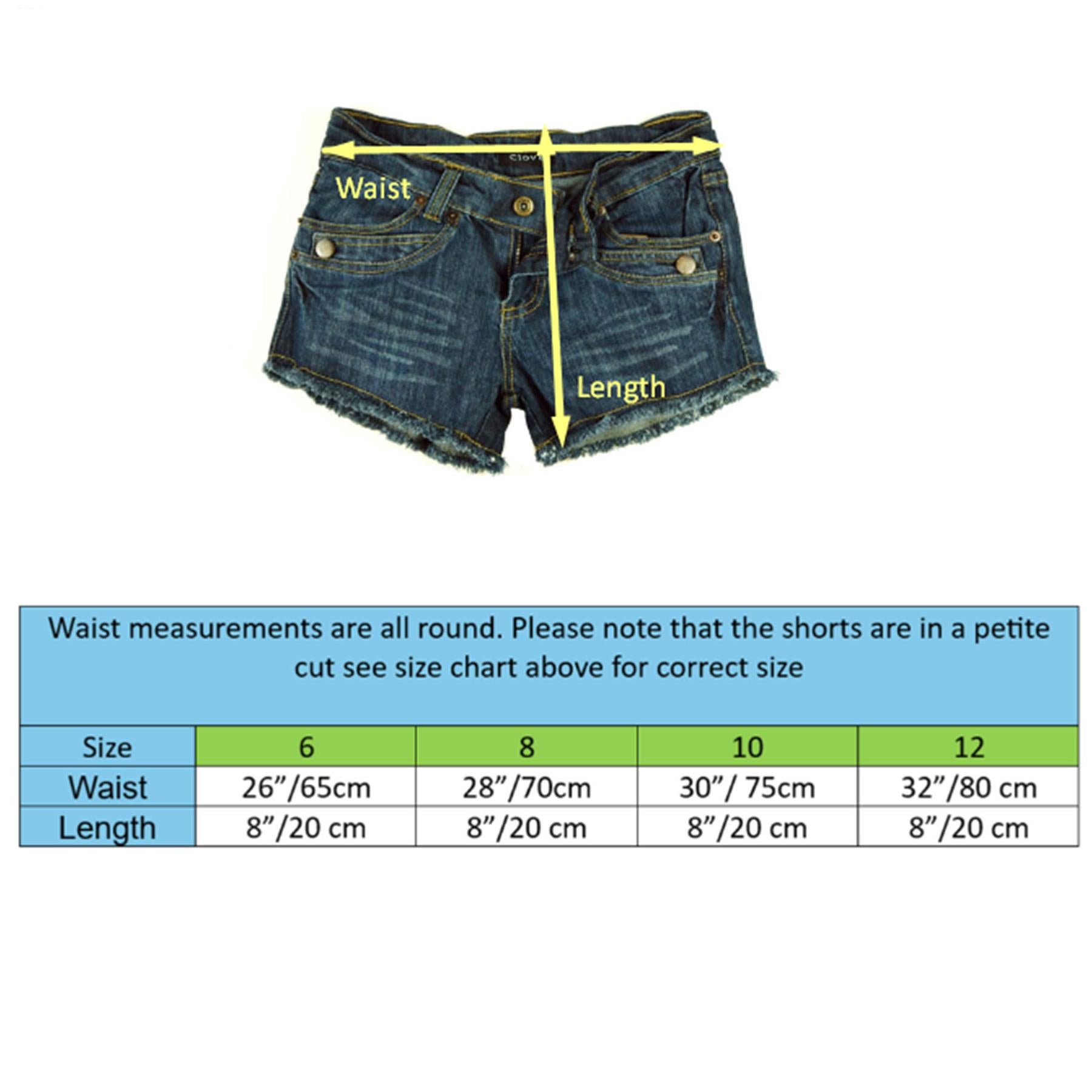 Frayed Hem Hot Blue - Denim Shorts for Women | Clove Jeans 