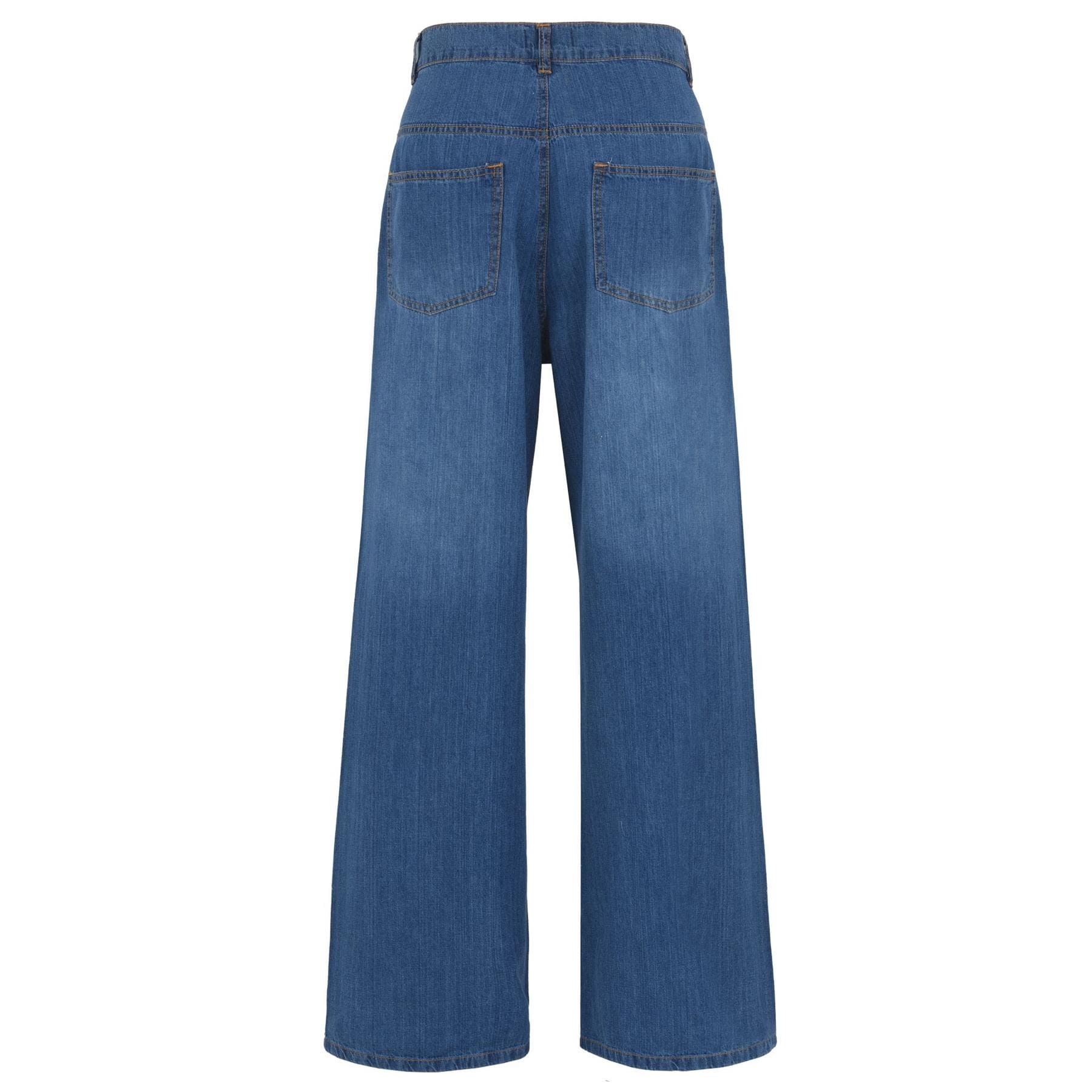High Waist Wide Leg Women’s Jeans, Light Blue | Clove Jeans