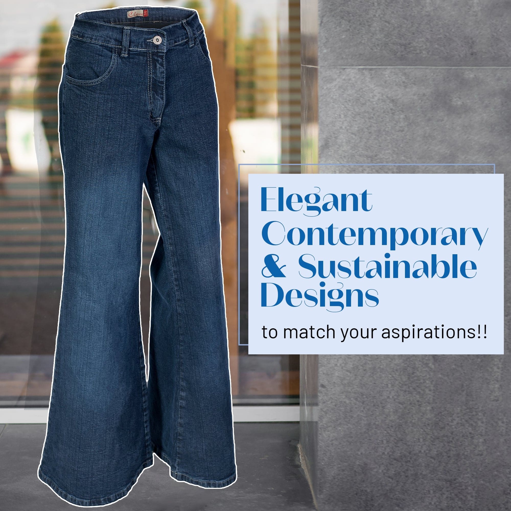 Hippie Bell Bottom Jeans | 70s Flared & Wide Leg | Clove Jeans