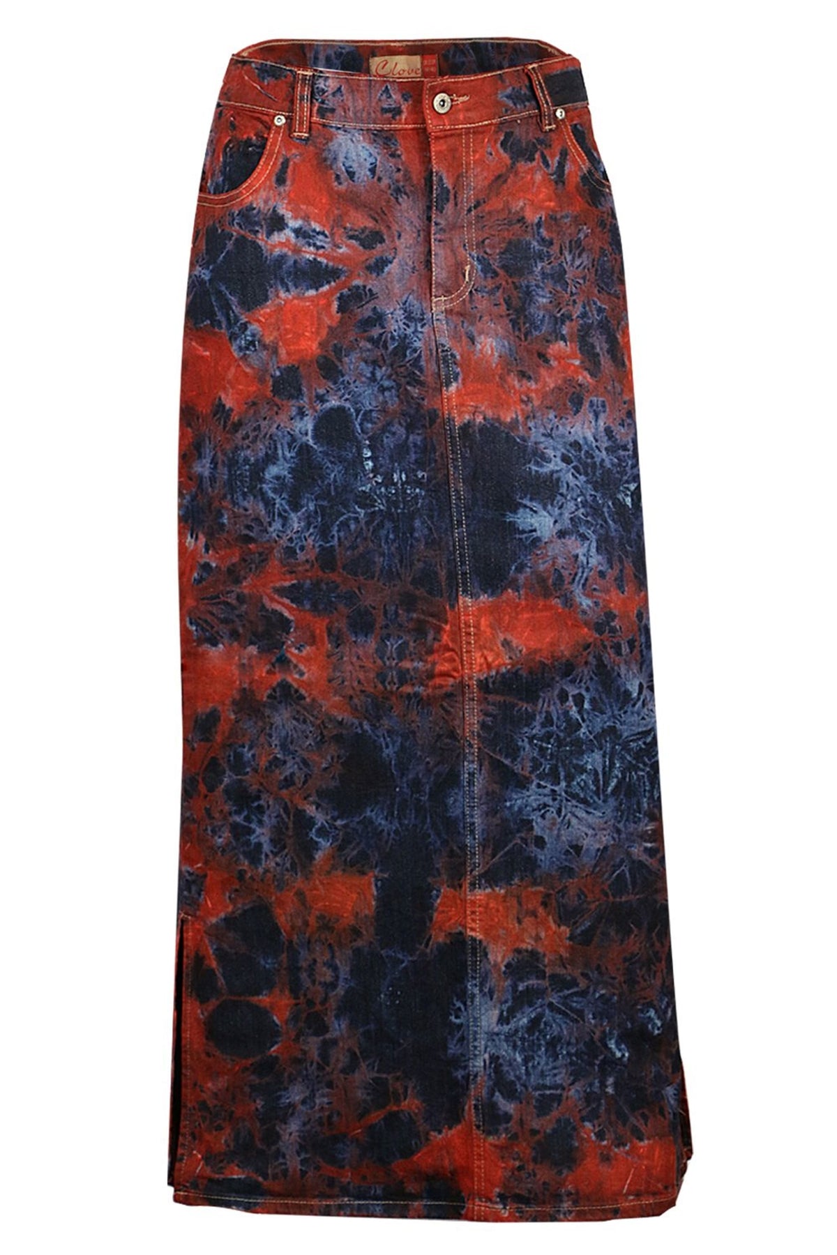 Long Denim Maxi Skirt - Plus Size Pencil Skirt | Clove Jeans