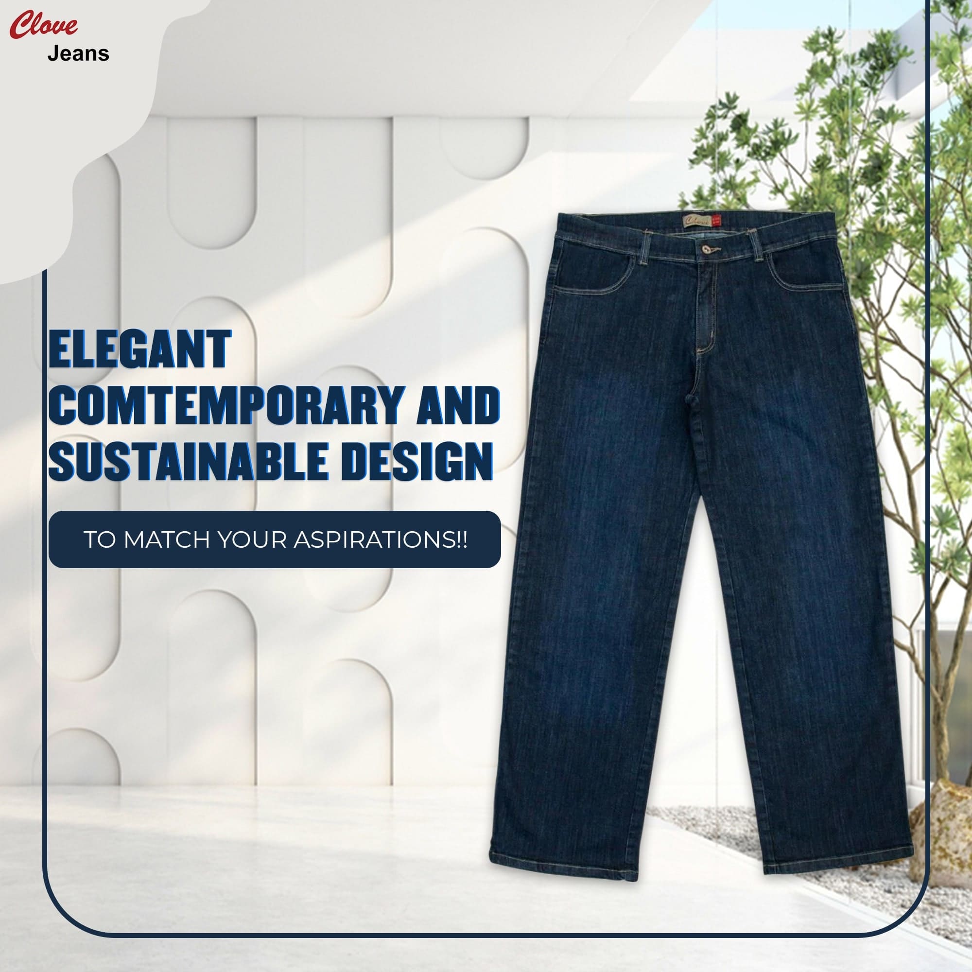 Mid Rise Wide Straight Leg Jeans - Plus Size Women | Clove Jeans