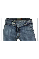 Plus Size Blue Boot Cut Low Rise Jeans | Clove Jeans