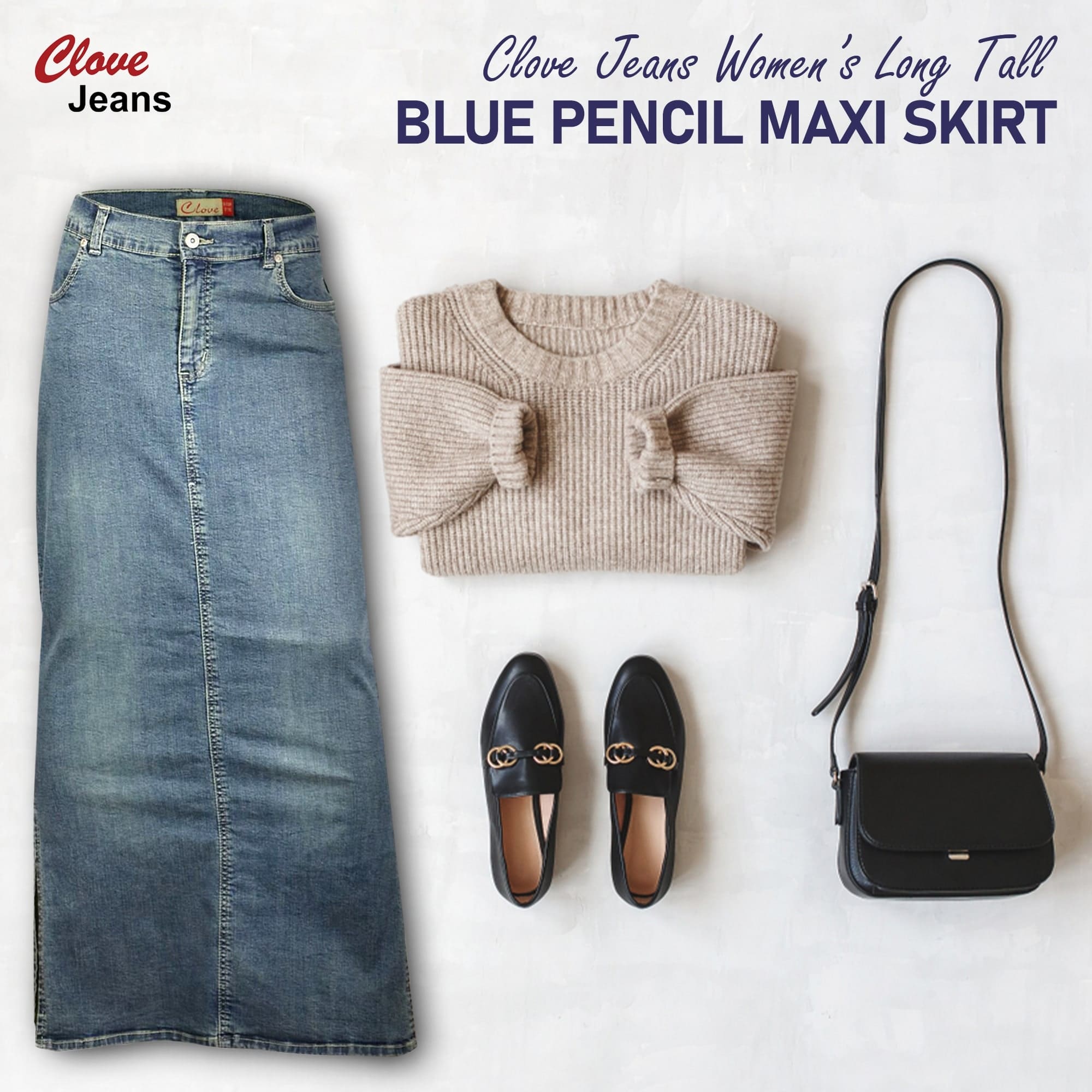 Plus Size Denim & Maxi Skirts for Women 10-26 | Clove Jeans