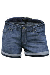 Plus Size Soft Wash Stretch Denim Shorts for Women | Clove Jeans