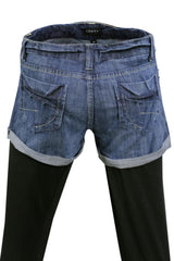 Plus Size Soft Wash Stretch Denim Shorts for Women | Clove Jeans
