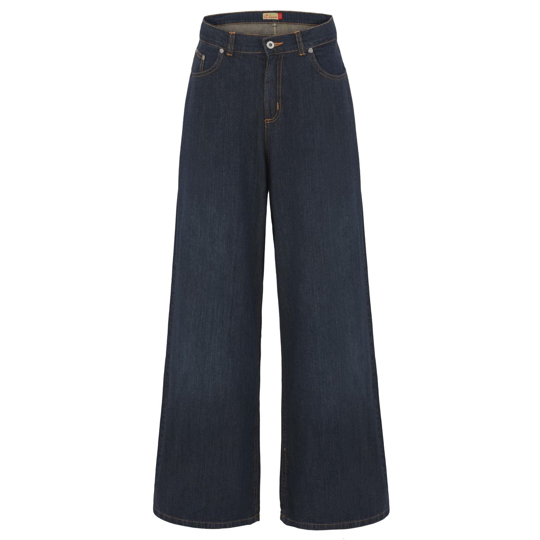Plus Size Wide Leg Jeans 10-24 - Blue Denim Women | Clove Jeans 