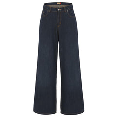 Plus Size Wide Leg Jeans 10-24 - Blue Denim Women | Clove Jeans 