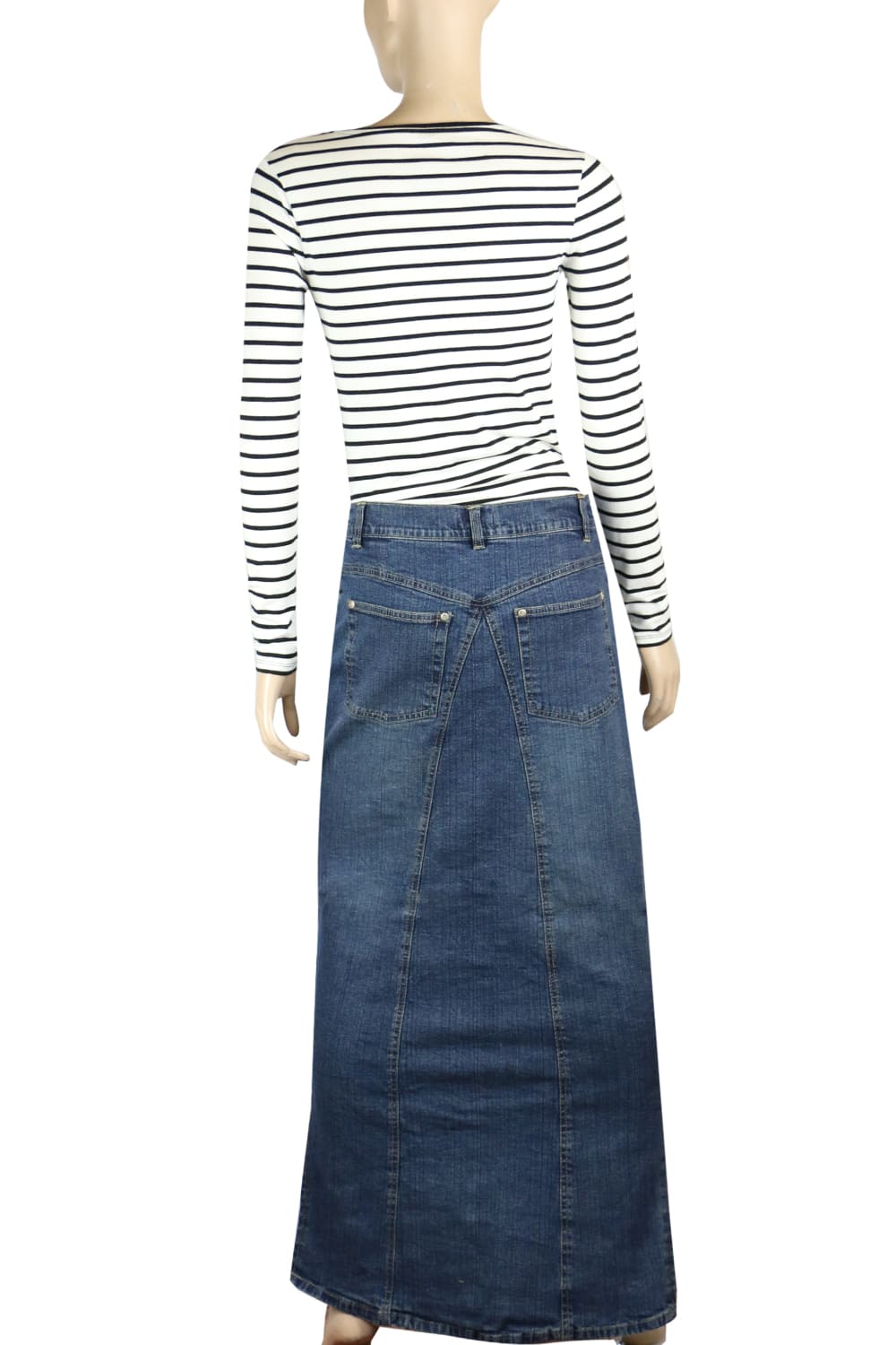 Plus Size Denim Skirts 14- 24, Ankle-Length Maxi | Clove Jeans