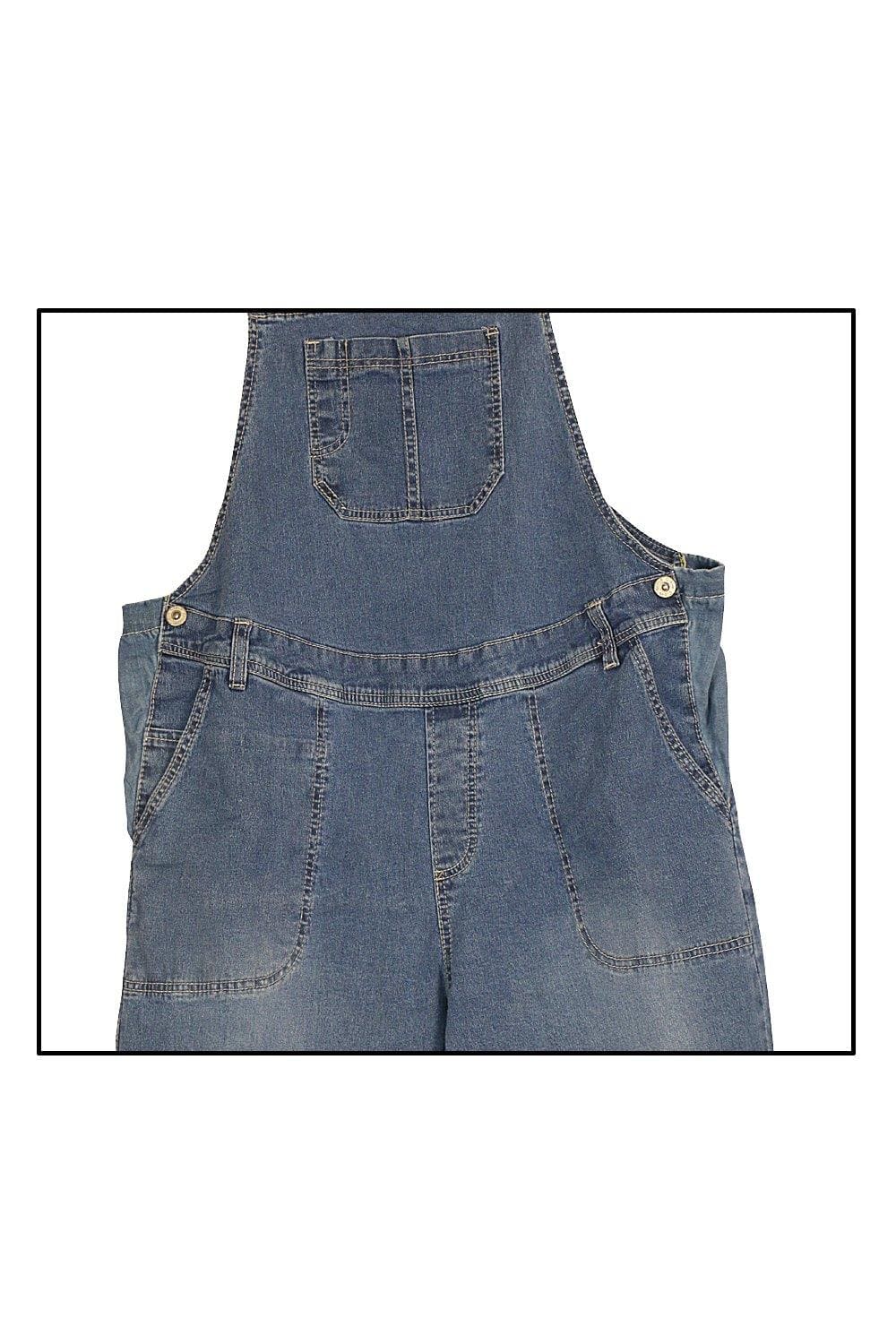 Stretch Denim Maternity Dungarees UK - Plus Size | Clove Jeans