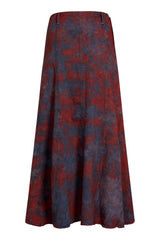Tie Dye Maxi & Denim A-Line Skirt for Plus Size | Clove Jeans