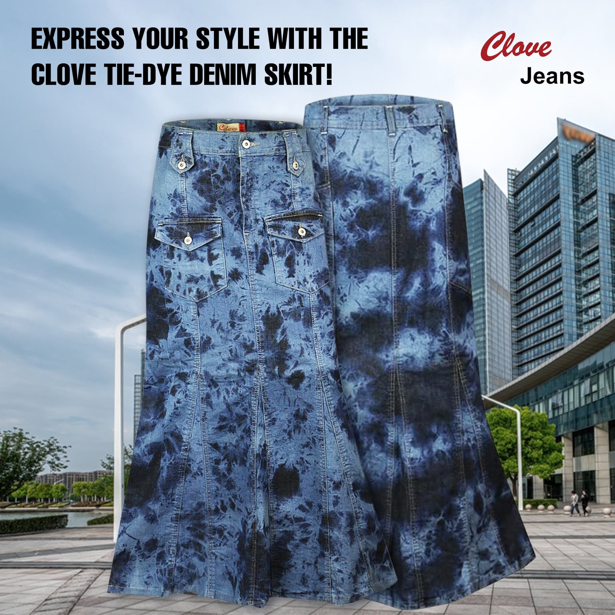 Women’s A-Line Denim Maxi & Pencil Skirt 10–24 | Clove Jeans