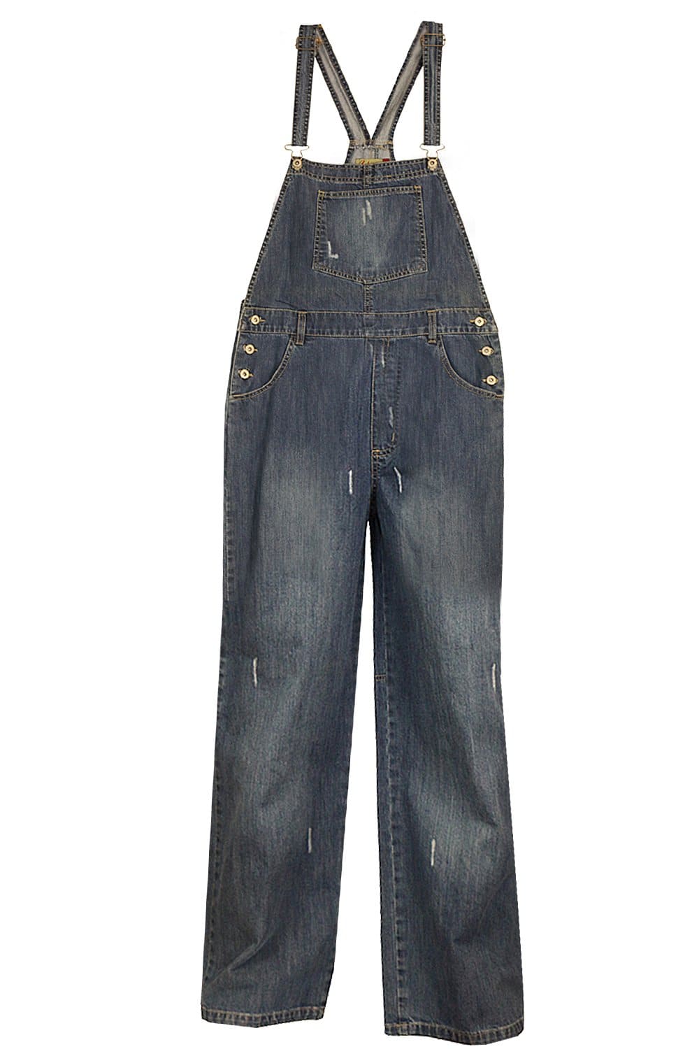 Women’s Baggy Wide-Leg Blue Denim Dungarees 8–22 | Clove Jeans