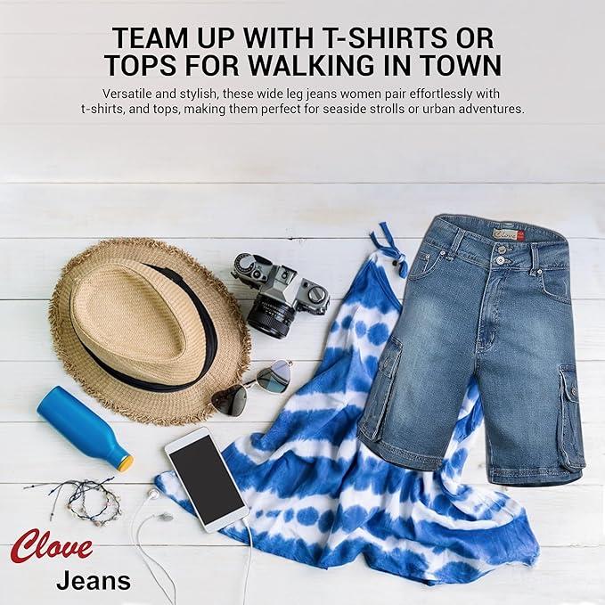 Women's Capri Shorts, Denim Shorts & Cargo Shorts | Clove Jeans