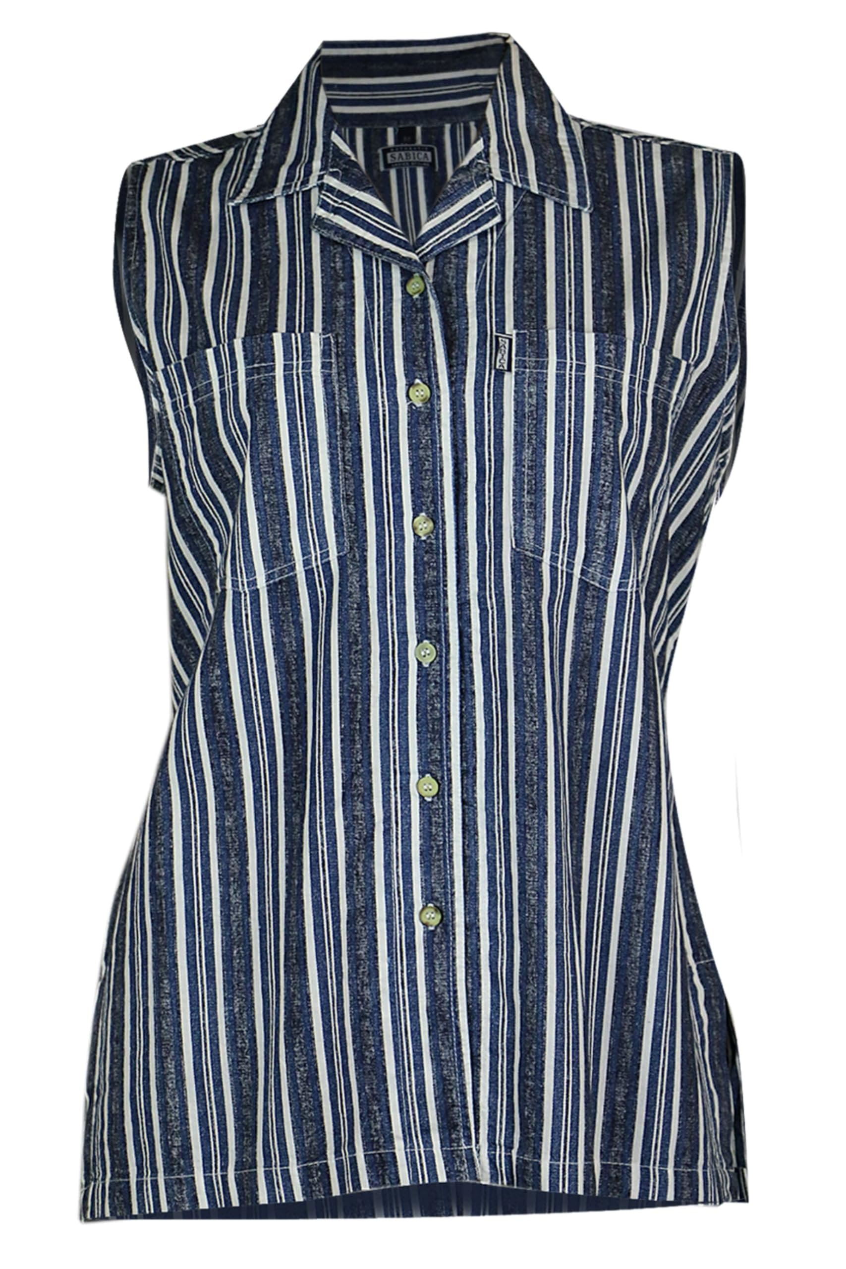 Women's Cotton Blouse - Printed Sleeveless Shirt | Clove Jeans
