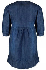 Women's Denim A-Line Midi Dress Below Knee - 10-26 | Clove Jeans