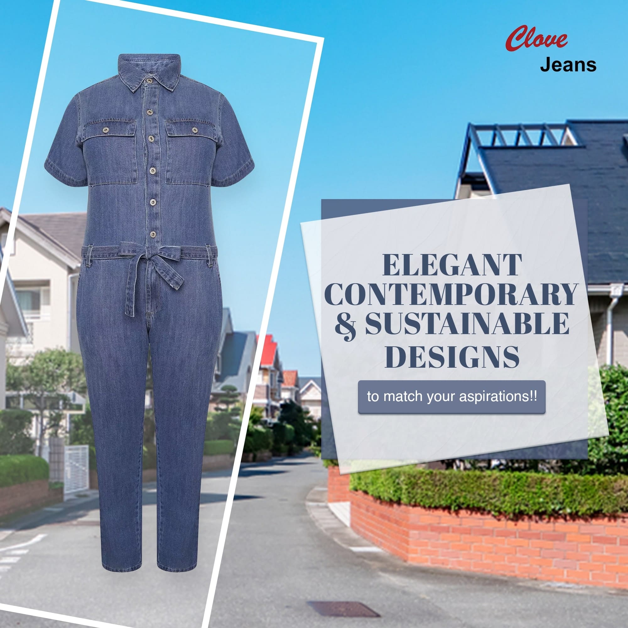 Women's Denim Dungarees | Plus Size Overalls UK | Clove Jeans