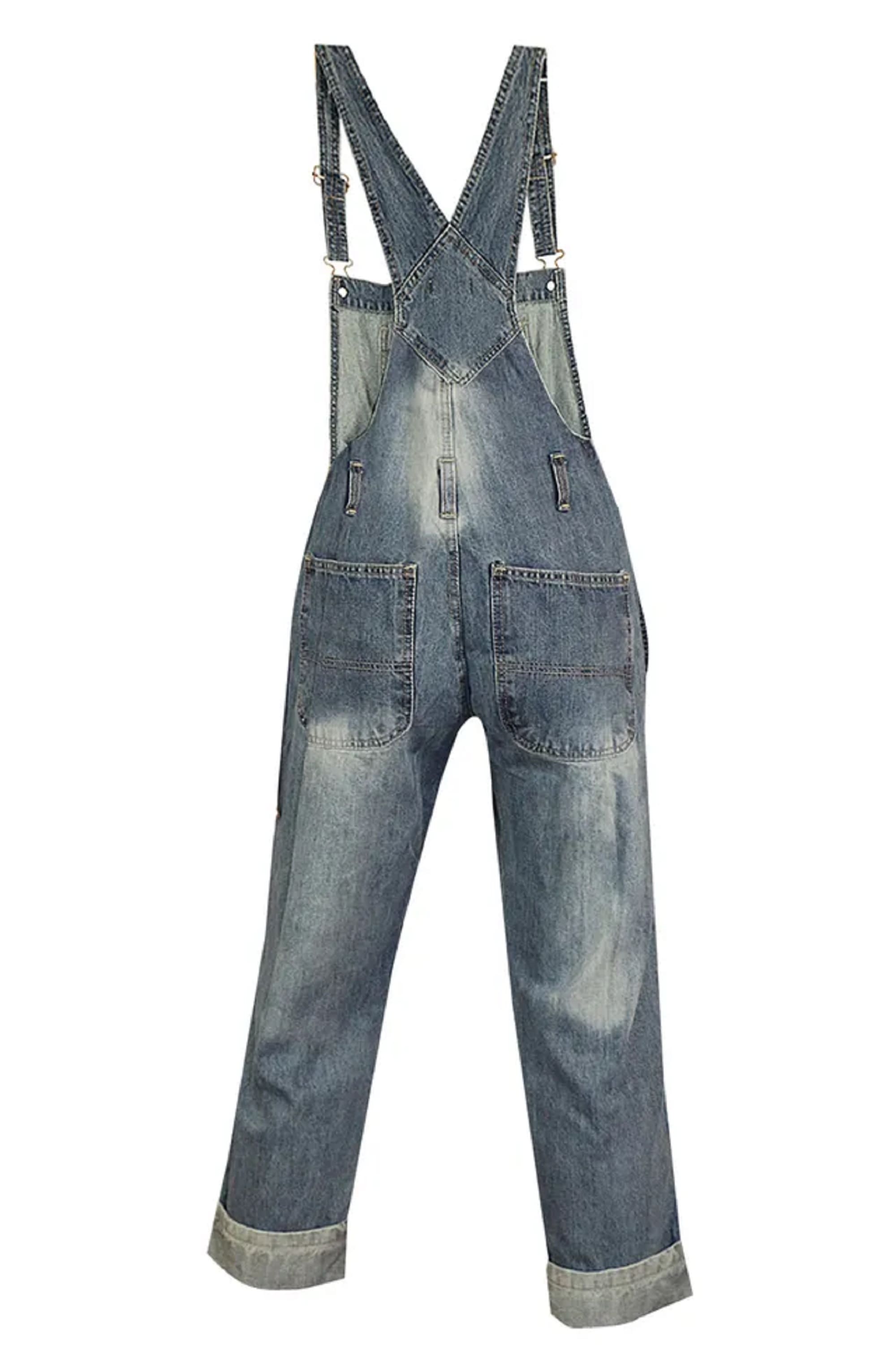 Women’s Dungarees Straight Leg Capri, Plus 8 to 22 | Clove Jeans