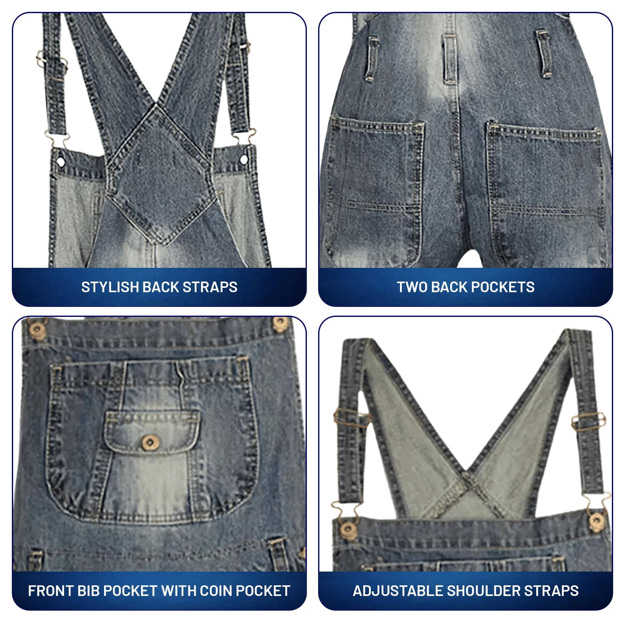 Women’s Dungarees Straight Leg Capri, Plus 8 to 22 | Clove Jeans