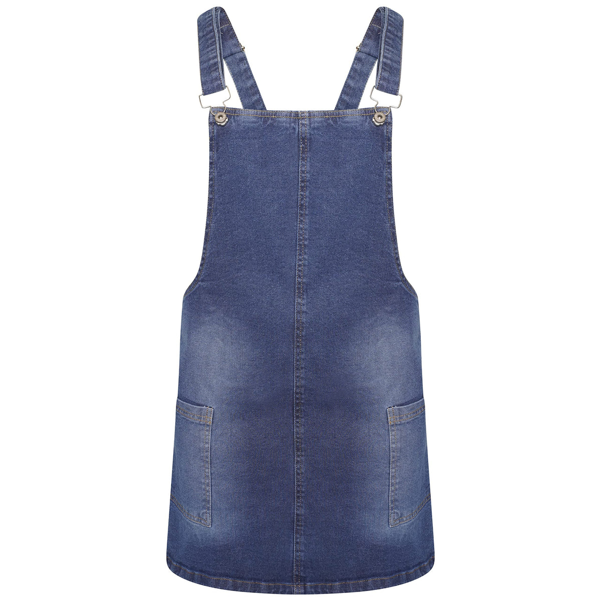 Women’s Plus Size Denim Dungarees Dress 10-20 | Clove Jeans